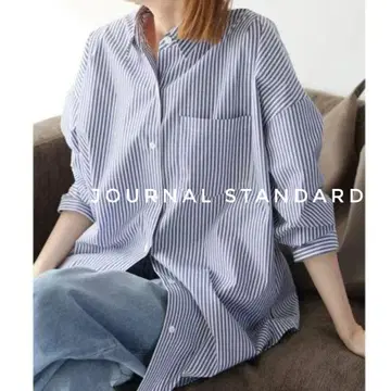 새상품급 JOURNAL STANDARD 에스테네쥬 턱 오버 셔츠