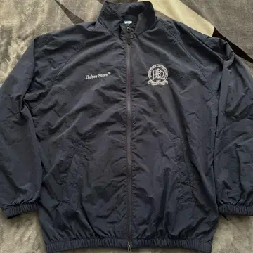 Huberstore Emblem Track Jacket navy 나일론