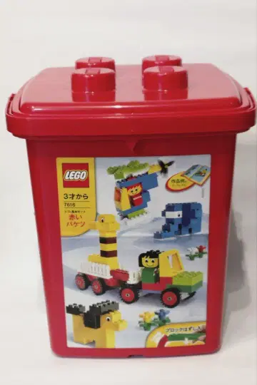 LEGO 7616 기본 세트 빨간색 버킷