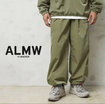 ALMW by WAIPER WILA-NPT-Z 나일론 와이드 팬츠