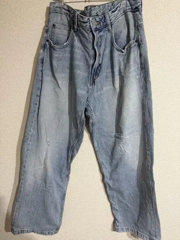 자라 배기 핏 청바지