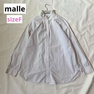 malle 말 프릴 칼라 블라우스 라이트 그레이 계열 프리 사이즈