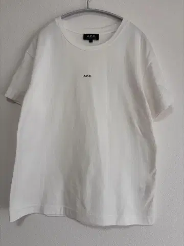 A.P.C 화이트 티셔츠 IENA 구매 아페쎄 로고