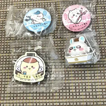 치이카와 (먼작귀) 쿠라스시 모몽가 하치와레 밤만쥬 피규어 캔뱃지
