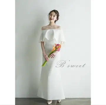 B'sweet 오프숄더 머메이드 드레스
