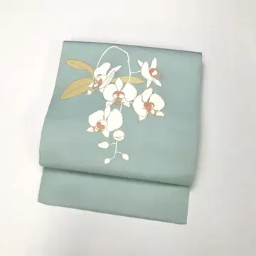 나고야 오비 시오제 꽃무늬 금색 자수 히시코 KO-1416