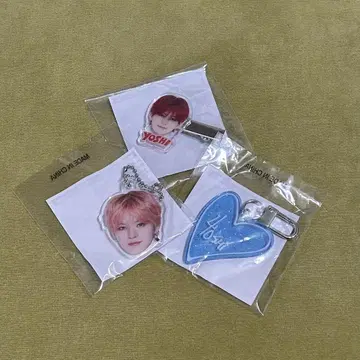 treasure 요시 캡슐 토이 얼굴 아크링 키링 멀티 클립