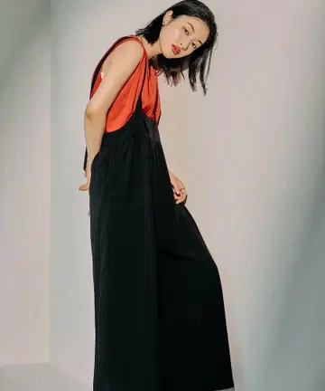 렙심 LEPSIM 린넨 라이크 드라이 스카초 살로펫 블랙 검정 새상품