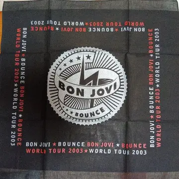 BONJOVI/본 조비 반다나 미사용 보관품 1점