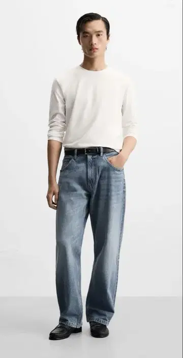 BAGGY FIT 데님 팬츠