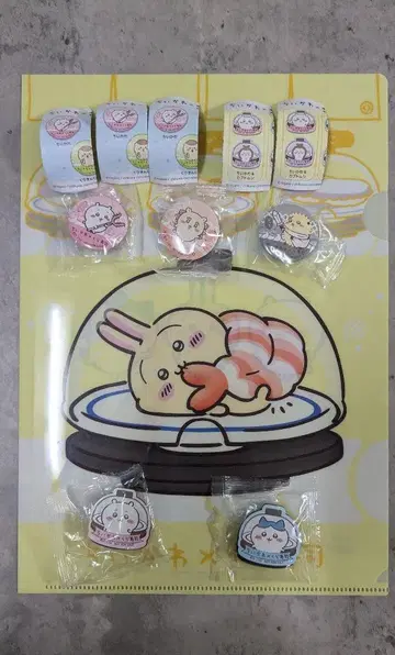 치이카와 쿠라스시 클리어 파일 캔뱃지 마그넷
