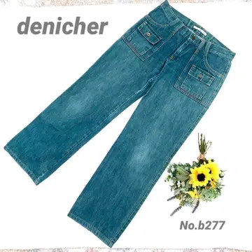 데리셰 denicher 데님 청바지 여성용 스트레이트 팬츠 일본제