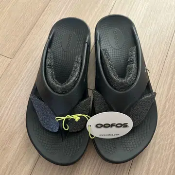 OOFOS 오리지널 유니섹스 블랙 M7/W9
