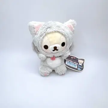 코리락쿠마 캣 테마 매달린 봉제 인형 리락쿠마 스토어 한정판 택 포함