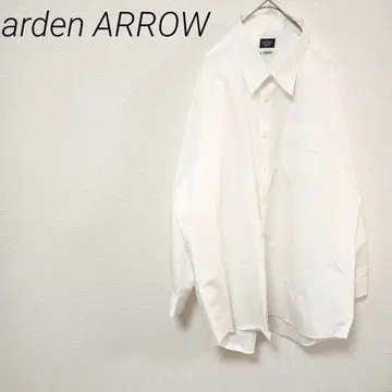 arden ARROW 화이트 긴팔 셔츠 F 니신보 나노테크 소재 비즈니스