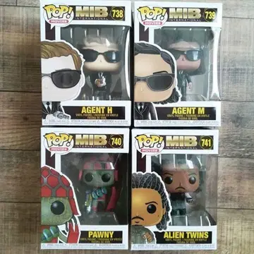 Funko Pop 멘 인 블랙: 인터내셔널 4개 세트