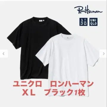 유니클로 론 헤르만 후타코타마치점 한정판 XL 검정