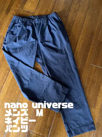 nano universe 네이비 사루엘 팬츠 M