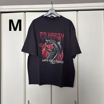 ED HARDY 그래픽 티셔츠 다크 그레이