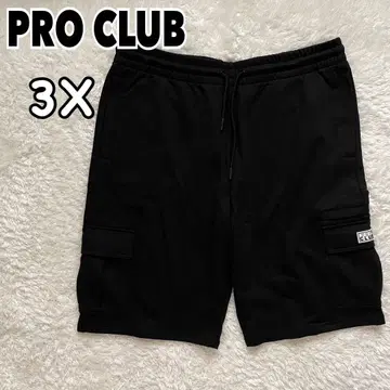 새상품급 PRO CLUB 프로 클럽 맨투맨 하프 팬츠 카고 팬츠 3X