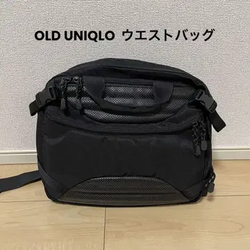 유니클로 백 블랙 힙색 올드유니클로