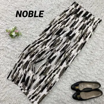 NOBLE 노블 올 패턴 이지 팬츠