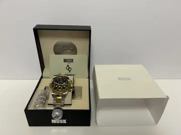 MUSK 쿼츠 손목시계 스테인리스 MSE25028
