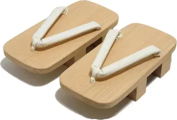 [새상품급] 신사 남성용 남자 오동나무 일본 나막신  블랙 하나오