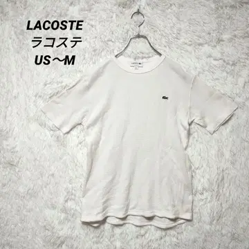 LACOSTE 라코스테 남성용 티셔츠 와플 화이트 US~M