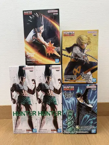 미개봉 5점 HUNTER x HUNTER 피규어 세트 피그라이프