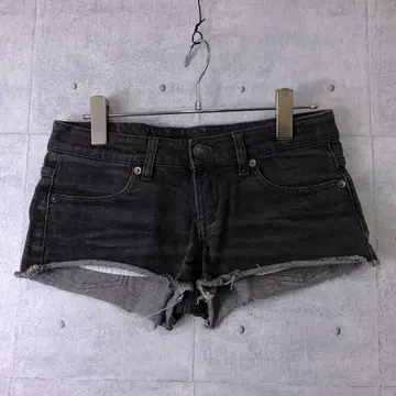 Y2K 갸루 구제 빈티지 스타일 데님 컷오프 핫팬츠