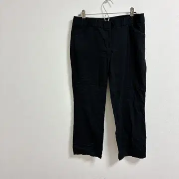 EXPRESS EDITOR 블랙 크롭 팬츠