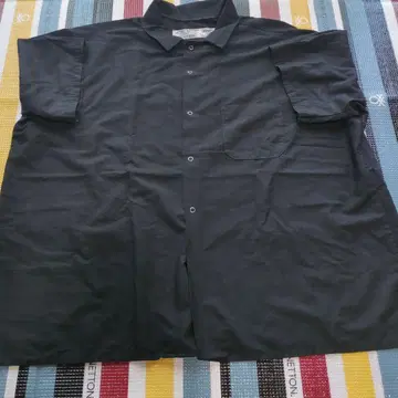 RED KAP 블랙 반팔 워크 셔츠 3XL