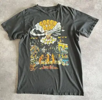Green Day Dookie 티셔츠 그레이 밴 티셔츠
