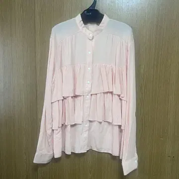 새상품 트라노이 tranoi 프릴 블라우스