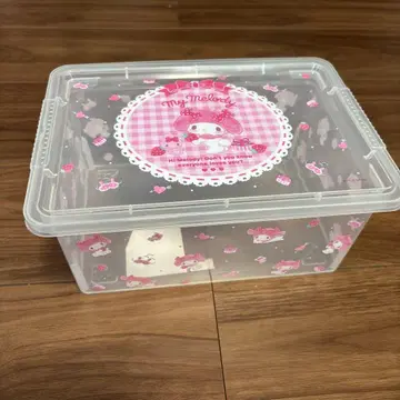 마이멜로디 뚜껑이 있는 수납 박스 S