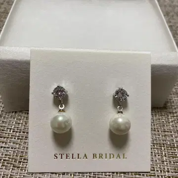 STELLA BRIDAL 펄 크리스탈 귀걸이