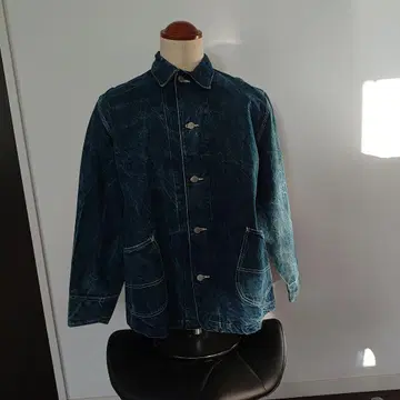 데님 커버올 사이즈 40 다크 블루 두꺼운 원단 미착용 노브랜드