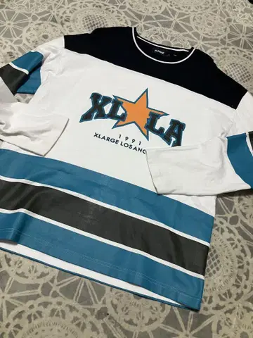엑스라지 XLLA HOCKEY SHIRT 라거 디자인 롱T L