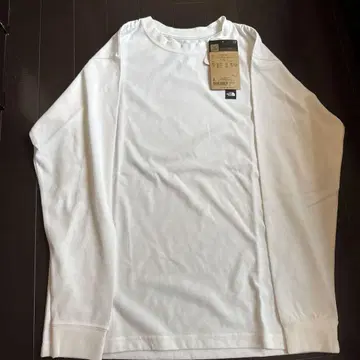 노스페이스 L/S 스몰 박스 로고 티셔츠