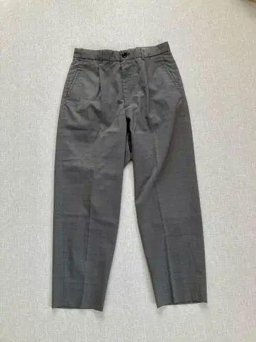 Steven Alan 와이드 테이퍼드 팬츠 그레이 M