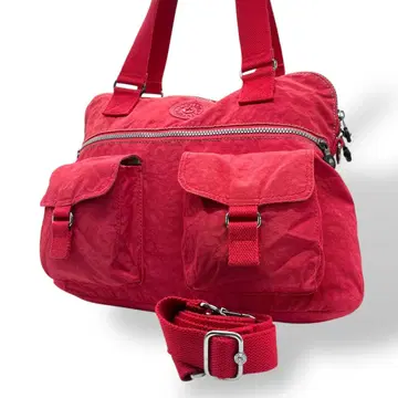 KIPLING 키플링 숄더백 나일론 2way 빨간색 A4