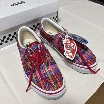 미사용 새상품 [ VANS 컬러풀 스니커즈 ] 23.5 cm