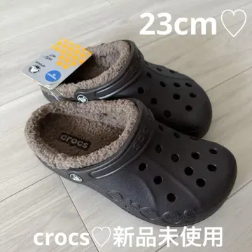 crocs 샌들 M5W7 퍼 부착 겨울용 23cm