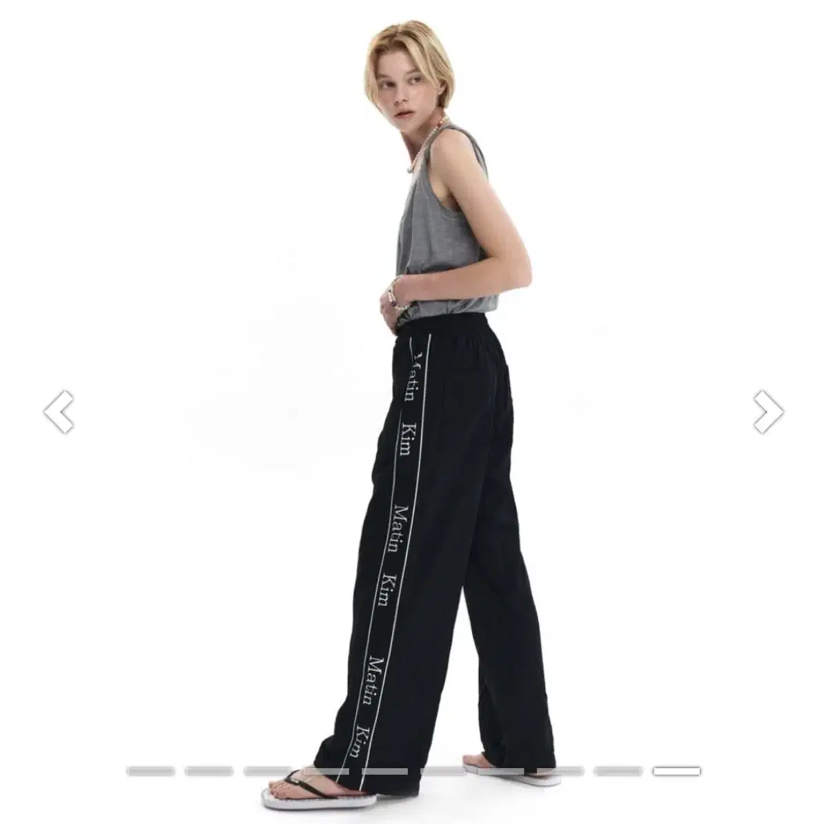 MATIN KIM | 마뗑킴 Matinkim Nylon Track Pants on Bunjang