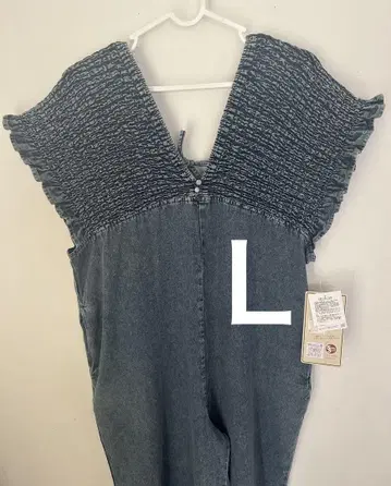 시마무라 Laxdantia 셔링 살로펫 데님 색스 L