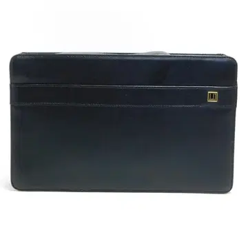 새상품급 dunhill 던힐 세컨드 백 클러치백 블랙 이탈리아제