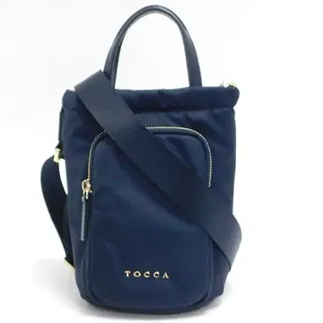 컨디션 최상 TOCCA 토카 스마트폰 숄더백 멀티백 나일론 네이비