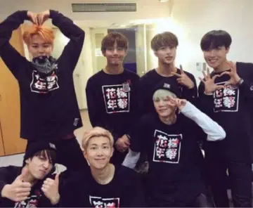 BTS 티셔츠 공식 꽃의 연대기 레어 유니섹스