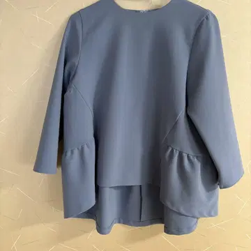 BARNEYS NEW YORK 그레이 반소매 튜닉